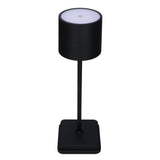 LED Tafellamp 175 lumen - Oplaadbaar - Dimbaar - 3 Lichtkleuren - IP54 - Zwart