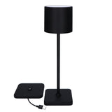 LED Tafellamp 175 lumen - Oplaadbaar - Dimbaar - 3 Lichtkleuren - IP54 - Zwart