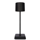 LED Tafellamp 175 lumen - Oplaadbaar - Dimbaar - 3 Lichtkleuren - IP54 - Zwart