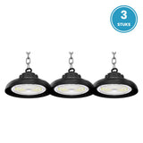 3× UFO LED high bay 200W neutraalwit 5000K - 3 stuks