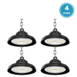 4× UFO LED high bay 150W daglichtwit 6000K - 4 stuks