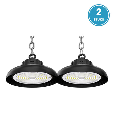 2× UFO LED high bay 150W neutraalwit 5000K - 2 stuks