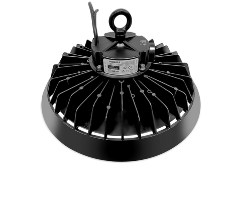 Blls UFO LED lights met een zwart ontwerp, hoge lumenoutput en duurzame constructie voor efficiënte verlichting