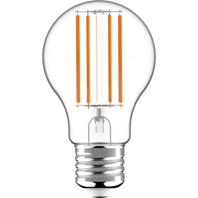 Ampoule à filament LED E27 470 lumens - 2.2W - Blanc chaud 3000K - Verre transparent