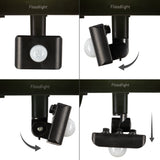 LED Schijnwerper 30W met Sensor - 4100 lumen - Koelwit 4000K - PIR Bewegingssensor - IP65 - Zwart