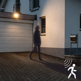 LED Schijnwerper 30W met Sensor - 4100 lumen - Koelwit 4000K - PIR Bewegingssensor - IP65 - Zwart