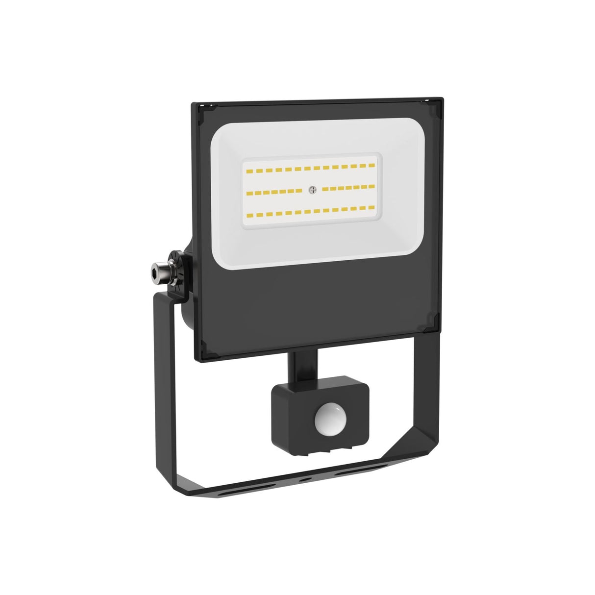 LED Schijnwerper 30W met Sensor - 4100 lumen - Koelwit 4000K - PIR Bewegingssensor - IP65 - Zwart