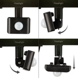 LED Schijnwerper 50W met Sensor - 6850 lumen - Koelwit 4000K - PIR Bewegingssensor - IP65 - Zwart