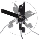 LED Schijnwerper 50W met Sensor - 6850 lumen - Koelwit 4000K - PIR Bewegingssensor - IP65 - Zwart