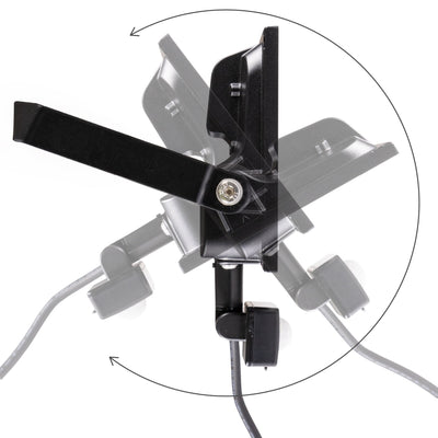 LED Schijnwerper 50W met Sensor - 6850 lumen - Koelwit 4000K - PIR Bewegingssensor - IP65 - Zwart