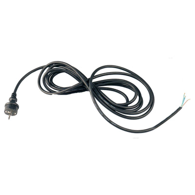 Câble extérieur universel à 3 conducteurs avec fiche UE - longueur de 5 mètres - IP44 résistant aux projections d’eau - H07RN-F 3G1.0 mm²