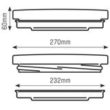 LED Plafondlamp 900 lumen - 12W - Koelwit 4000K - Ø 27cm - IP44 Spatwaterdicht - Badkamer