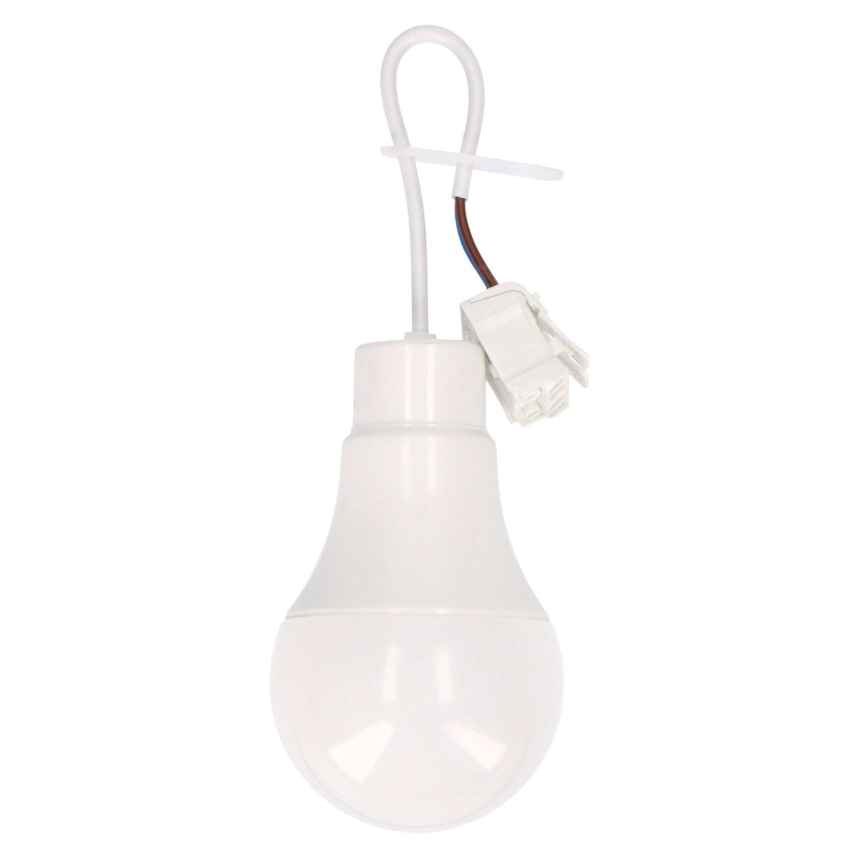 LED verhuisfitting E27 koelwit 4000K - 10W 1055 lumen - mat opaal - met ophangbeugel