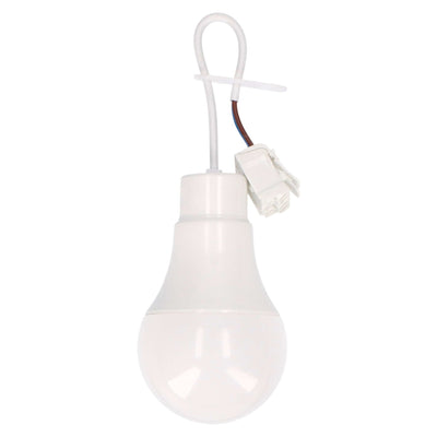 LED verhuisfitting E27 koelwit 4000K - 10W 1055 lumen - mat opaal - met ophangbeugel
