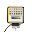 Projecteur LED 42 W - 108 mm x 108 mm x 47 mm | Combo (éclairage de travail + HALO) - 12 V et 24 V CC | blanc lumière du jour 6500 K | IP67 - LEDPLANET.NL