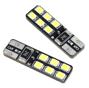 W5W lampe automobile 2 pièces | LED T10 12 - SMD blanc lumière du jour 6000K | CAN - BUS 12V CC - LEDPLANET.NL