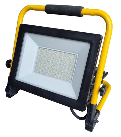 Lampe de travail sur pied | Projecteur LED 100 W=900 W - 9 000 lumens | câble de 180 cm | blanc lumière du jour 6500 K - IP44 - LEDPLANET.NL