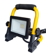 Werklicht op standaard | LED 10W=90W bouwlamp - 900 Lumen | stekker 180cm | daglichtwit 6500K - IP44 - LEDPLANET.NL