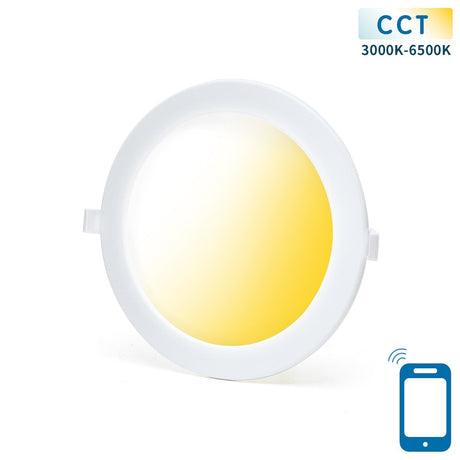 WiFi inbouwspot LED 22cm 3000lm 3000-6500K IP20 Aigostar