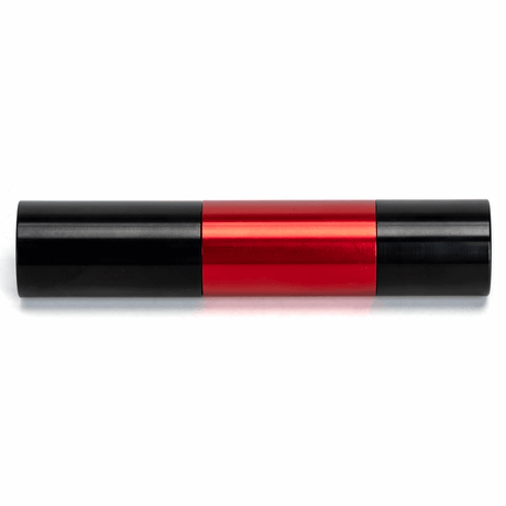 Lampe torche Aigostar avec 1 pile AA, noire et rouge, parfaite pour le camping et les situations d’urgence